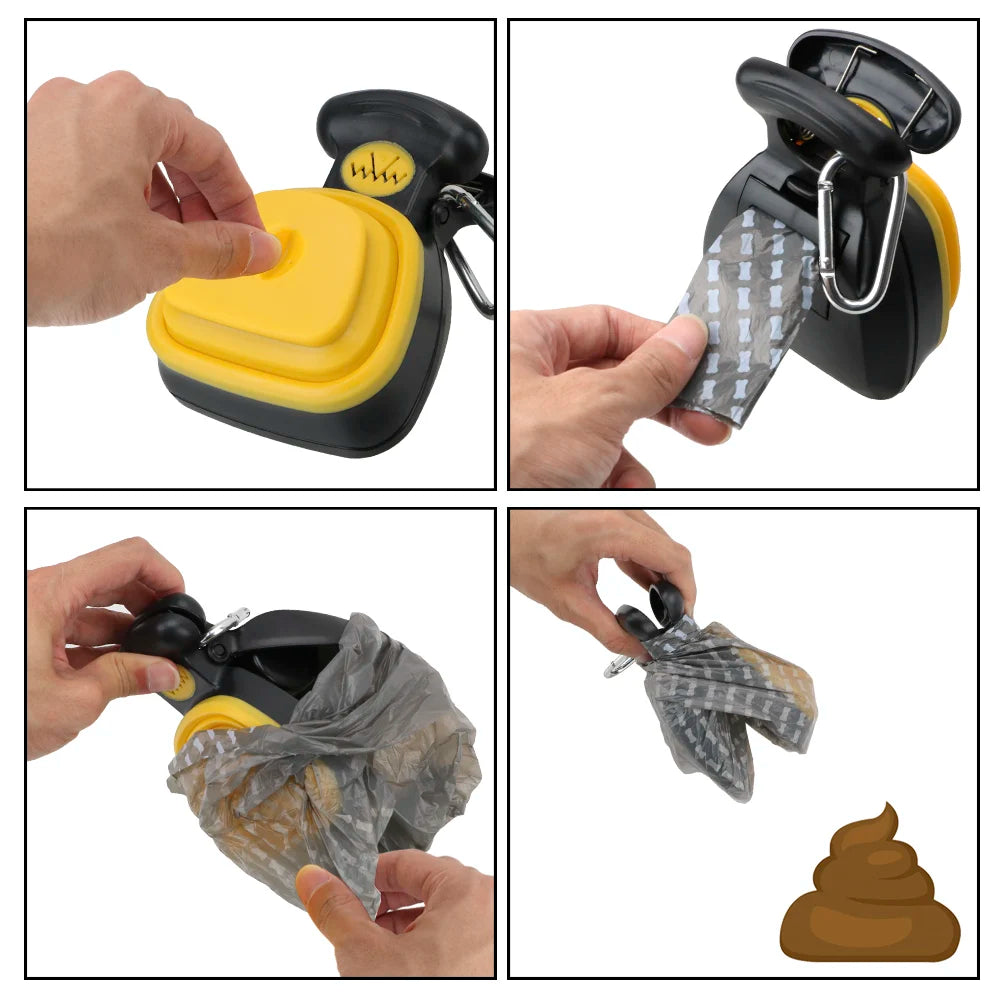 Portable Garbage Holder Dispenser with Decomposable Pet Waste Bags – The Ultimate Solution for Pet Owners