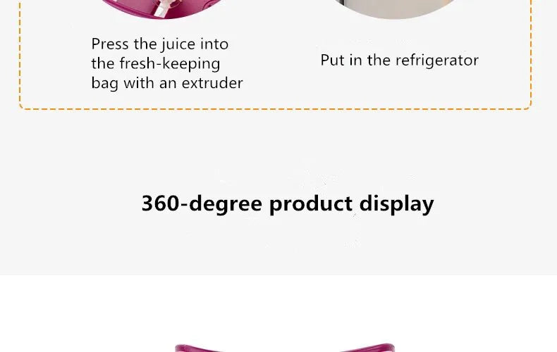 Baby Food Squeeze Station – Effortless Meal Prep & Mess-Free Feeding!
