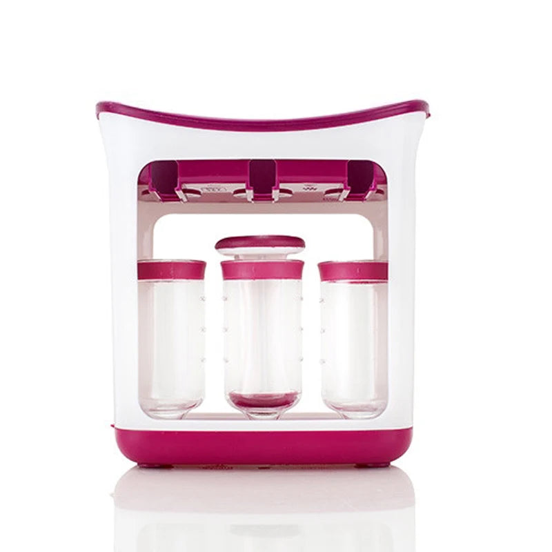 Baby Food Squeeze Station – Effortless Meal Prep & Mess-Free Feeding!