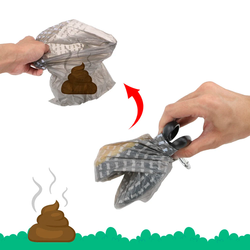 Portable Garbage Holder Dispenser with Decomposable Pet Waste Bags – The Ultimate Solution for Pet Owners