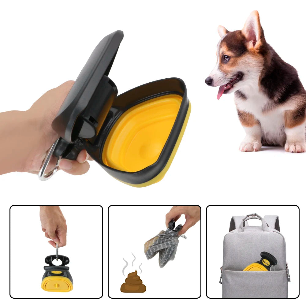 Portable Garbage Holder Dispenser with Decomposable Pet Waste Bags – The Ultimate Solution for Pet Owners