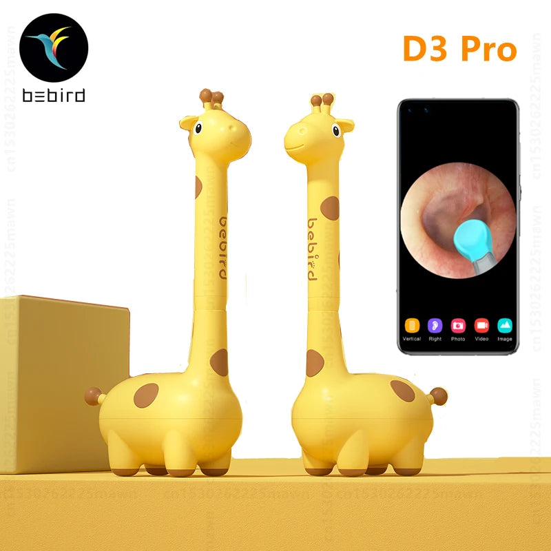 Bebird D3 Pro Kids Visual Otoscope Earwax Cleaner – Safe, Smart, and Easy-to-Use Ear Care!