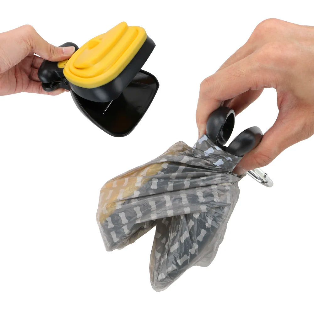 Portable Garbage Holder Dispenser with Decomposable Pet Waste Bags – The Ultimate Solution for Pet Owners