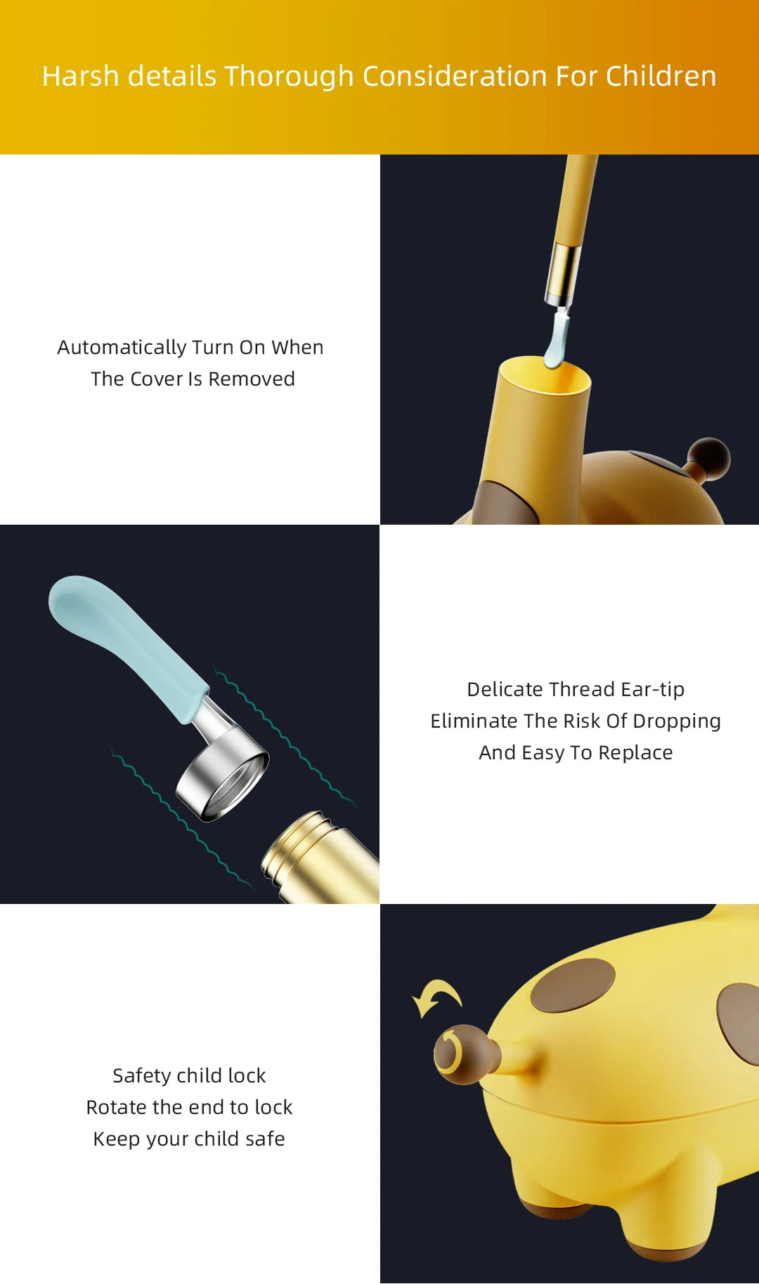 Bebird D3 Pro Kids Visual Otoscope Earwax Cleaner – Safe, Smart, and Easy-to-Use Ear Care!