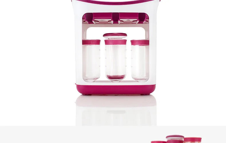 Baby Food Squeeze Station – Effortless Meal Prep & Mess-Free Feeding!