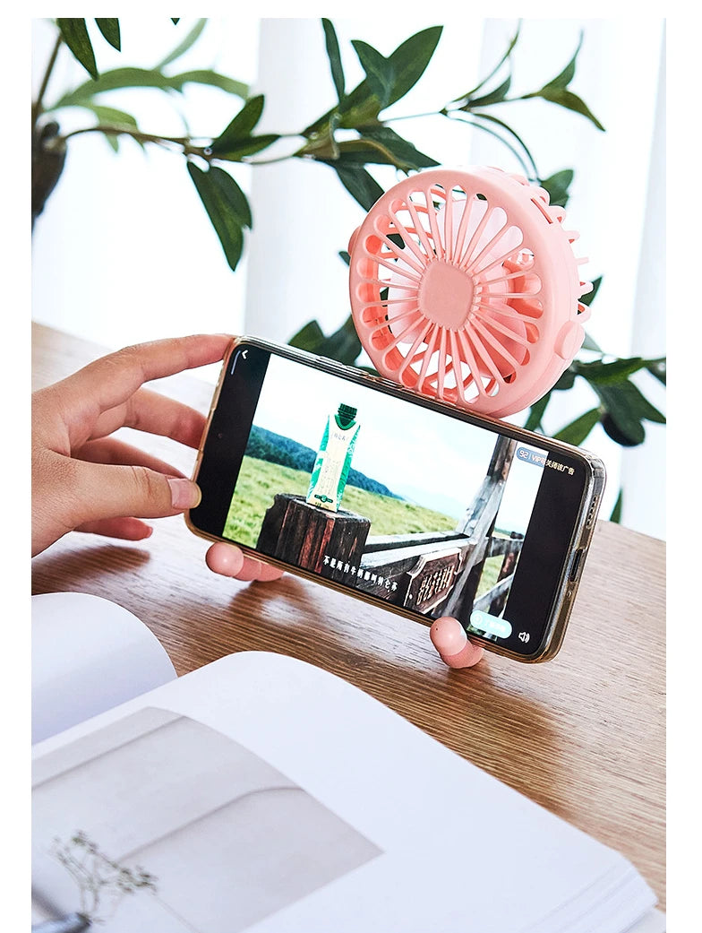 Portable Baby Stroller Fan – USB Rechargeable, 3 Speeds