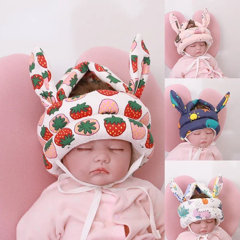 Baby Head Protector – Soft Safety Cushion (Bee/Cartoon) – Toddler Anti-Bump Hat (1-3 Years)
