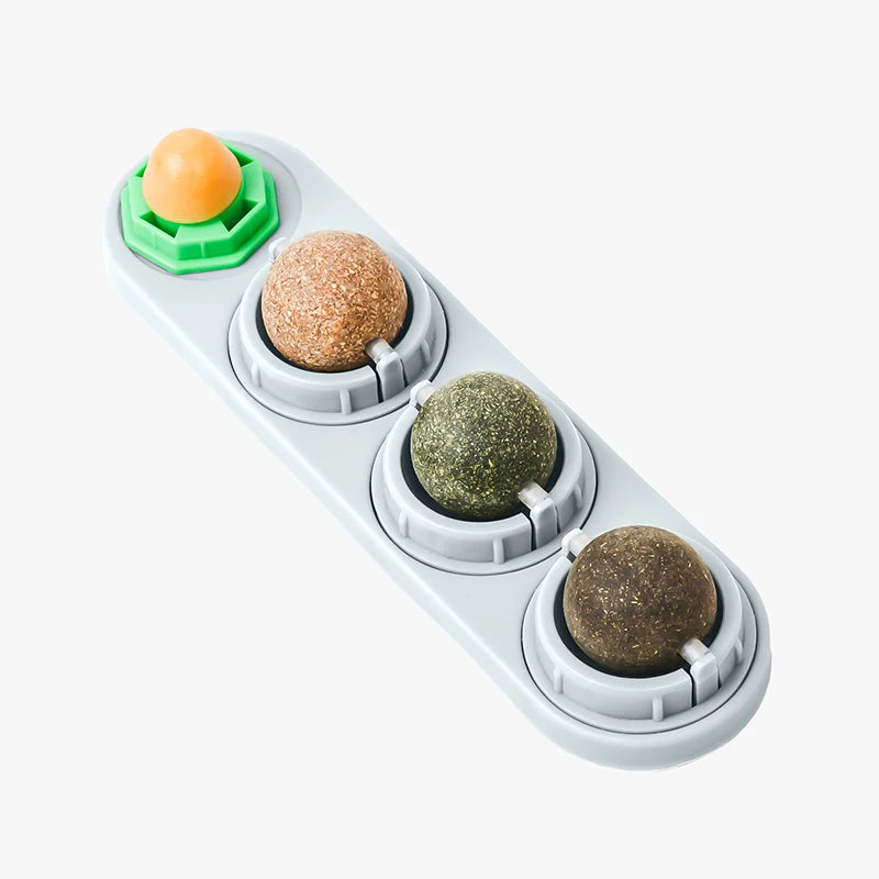 Catnip & Silvervine Dental Balls – Healthy Teeth Cleaning + Playtime in One!