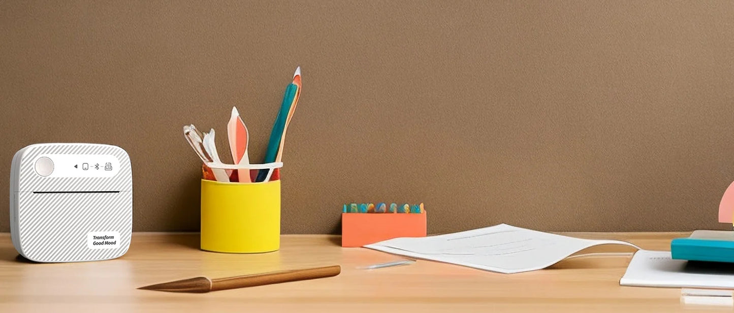 Colorful Adhesive Thermal Paper Rolls – Add Fun and Functionality to Your Mini Printer
