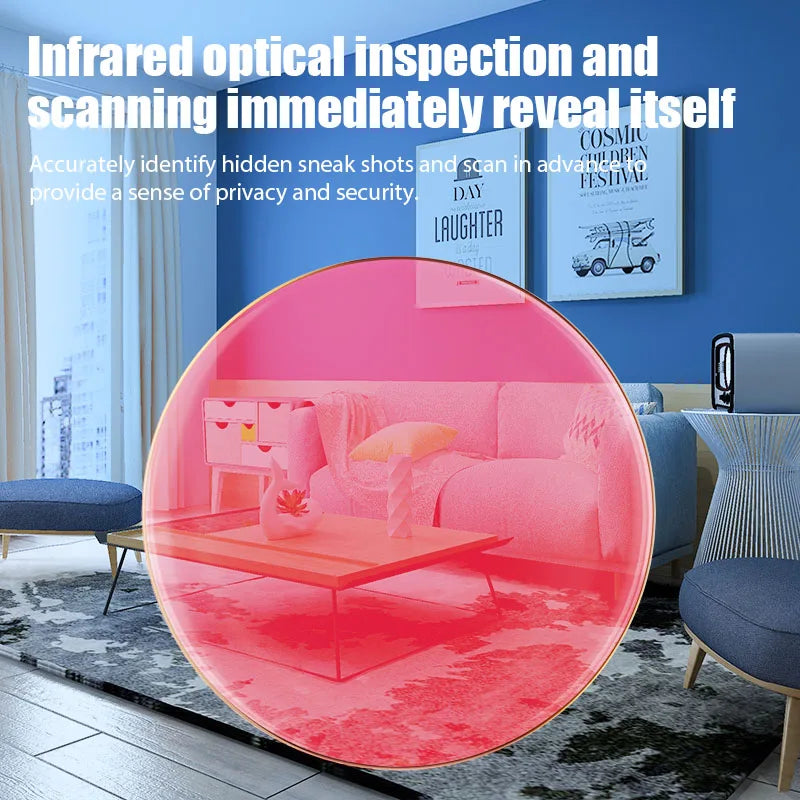 Wireless Anti-Spy Detector – Portable Infrared Camera Finder for Ultimate Privacy Protection!