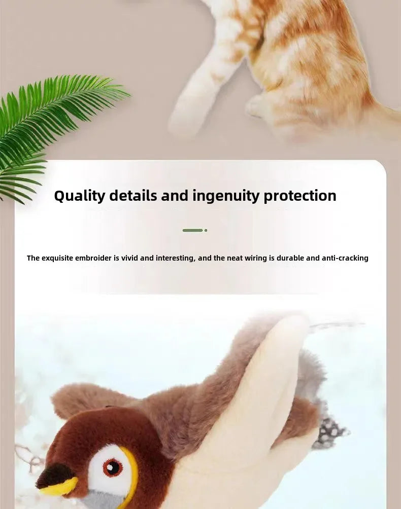 Electric Flapping Bird Cat Toy – Drive Your Cat Wild!