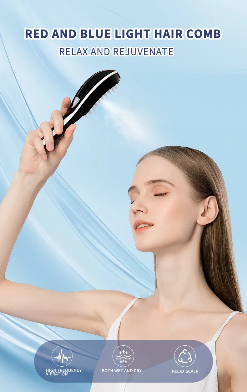 Electric Spray Massage Comb – Revitalize Your Hair and Scalp!