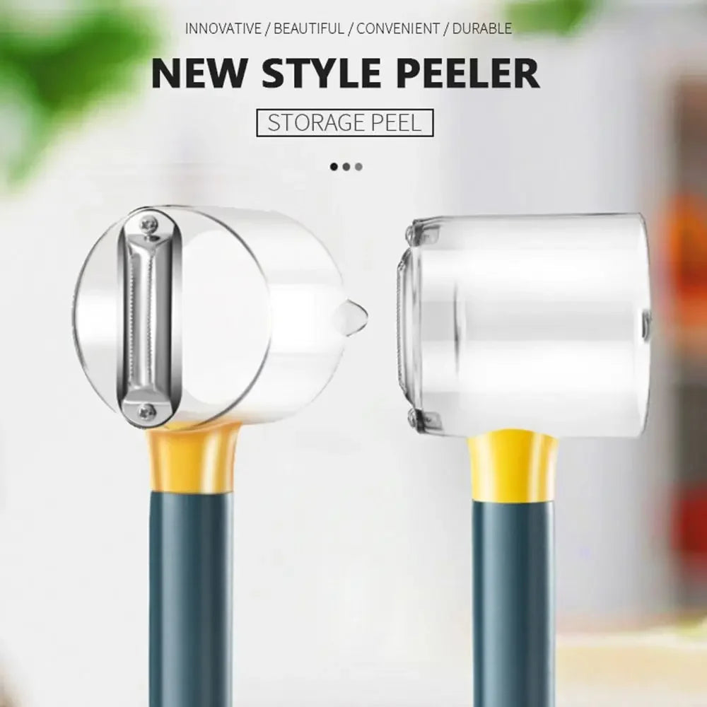 3-in-1 Manual Vegetable Grater – Effortless Peeling, Slicing & Grating!