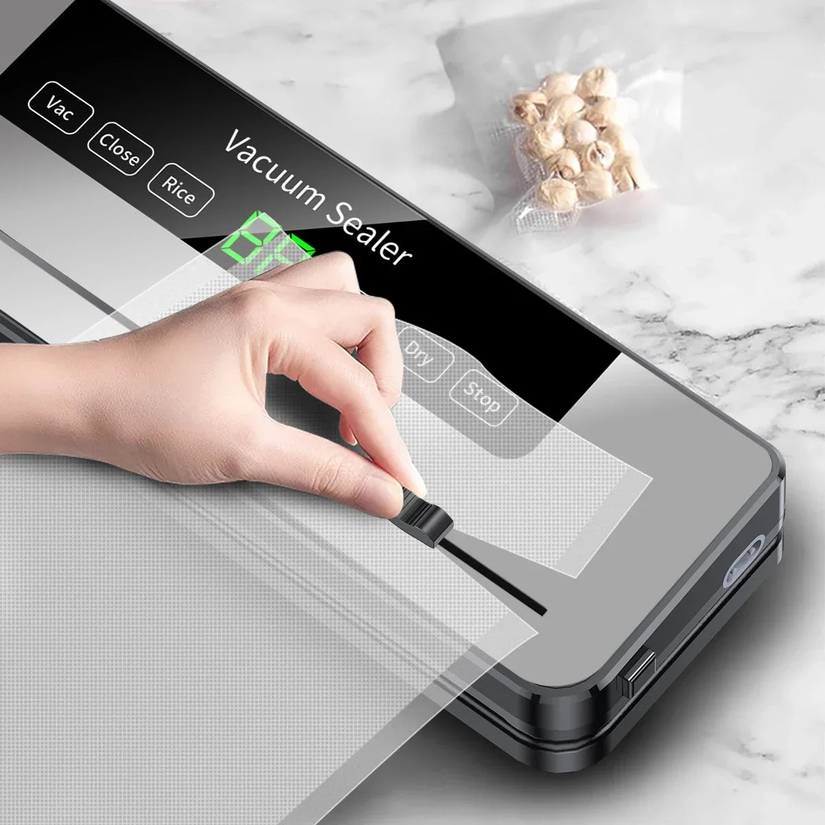 Electric Vacuum Sealer – Keep Food Fresh Longer!
