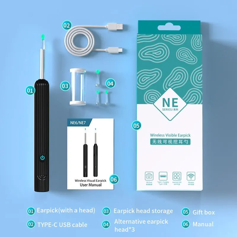 Smart Visual Ear Cleaner with Camera – Safe, Clear, and Precise Ear Care!