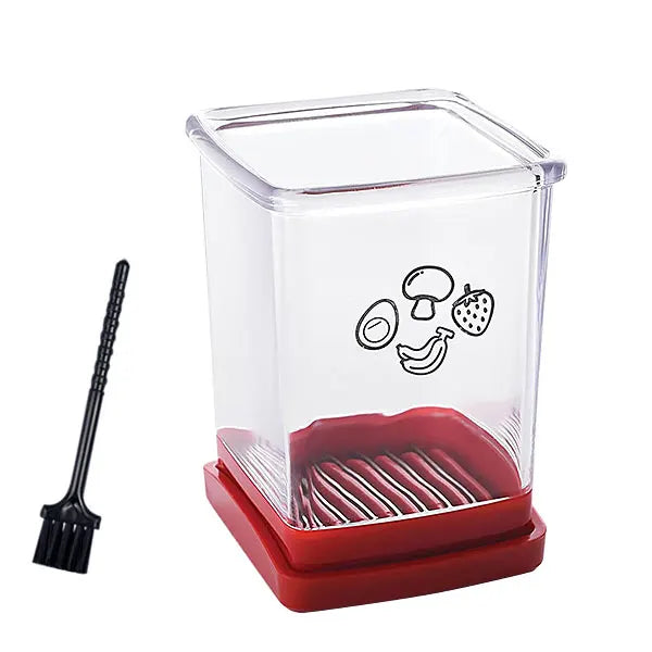 Multi-Fruit Speed Slicer with Safety Push Plate – Kitchen Essential for Perfect, Uniform Cuts