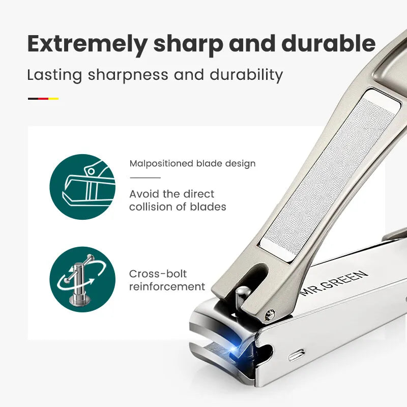 Anti-Splash Nail Clippers – Precision Cutting, Zero Mess!