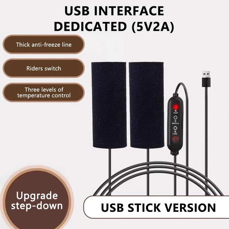 USB Motorcycle Handlebar Heater – Stay Warm and Comfortable on Winter Rides!