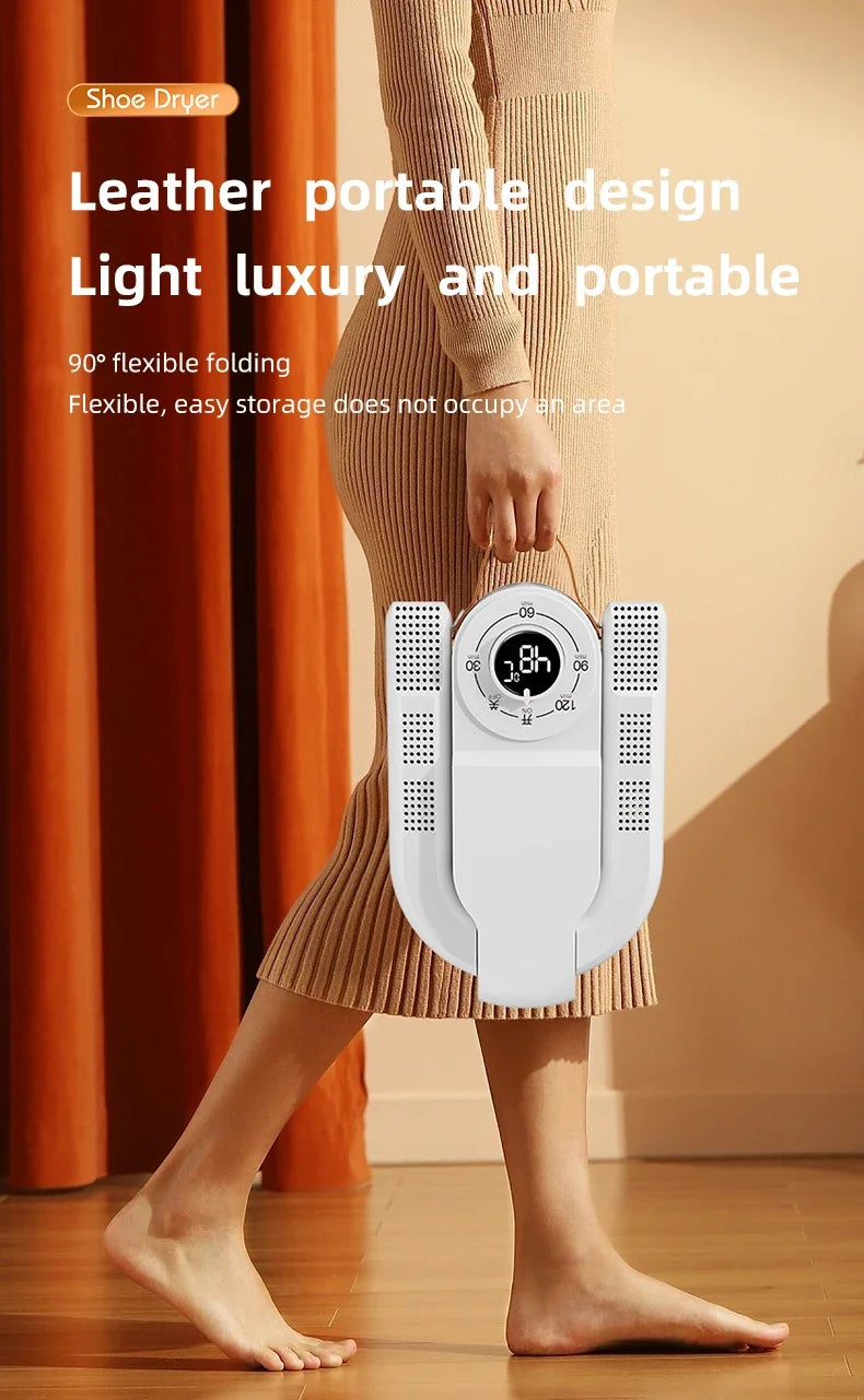 Intelligent Timer Shoe Dryer 2025– Quick Drying, Deodorizing, and Sterilizing for Fresh, Warm Shoes!