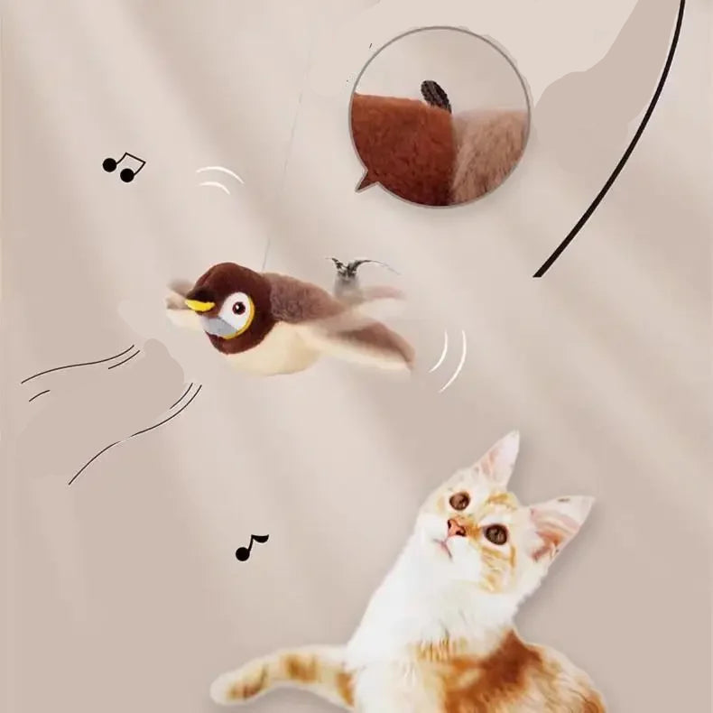 Electric Flapping Bird Cat Toy – Drive Your Cat Wild!