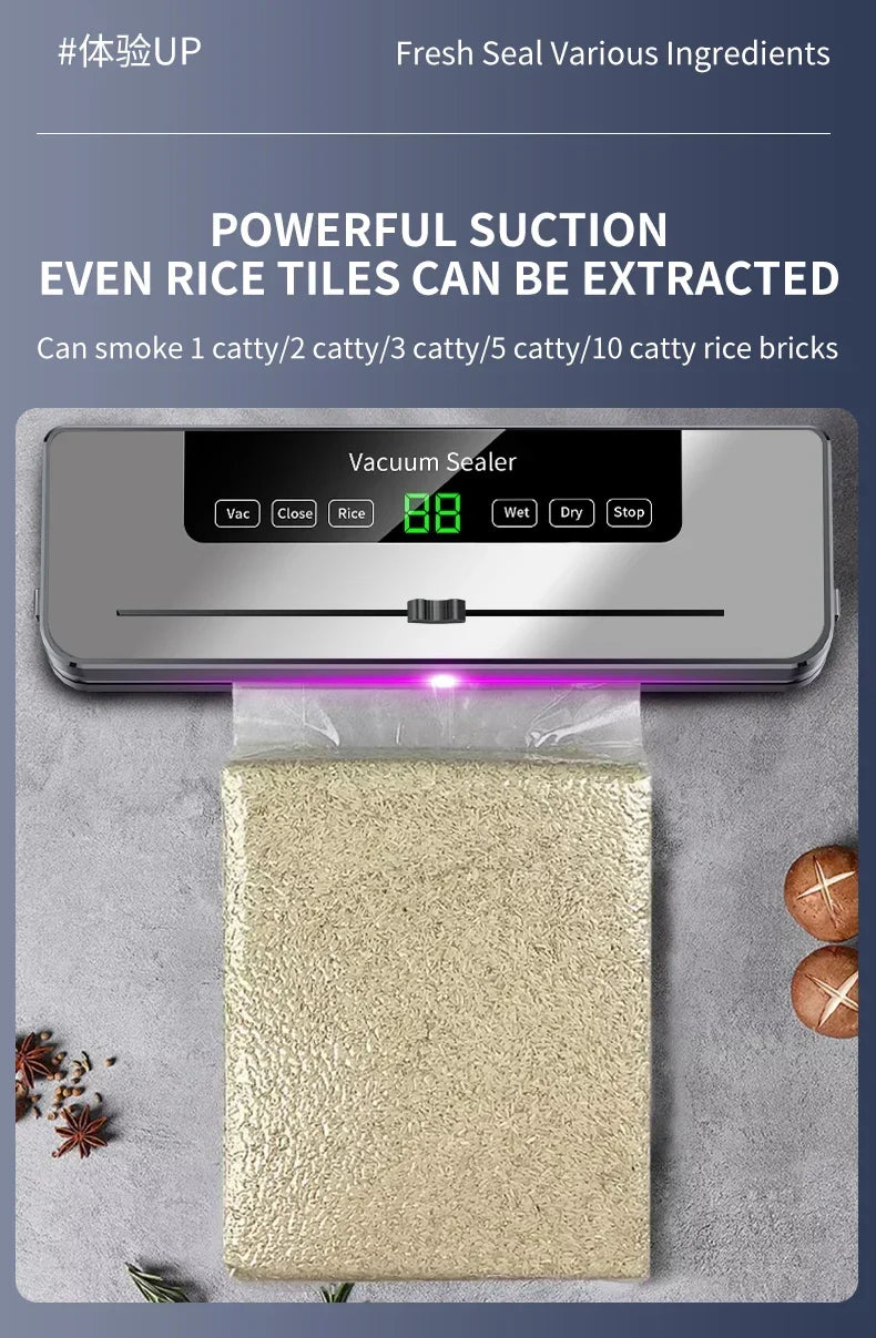 Electric Vacuum Sealer – Keep Food Fresh Longer!