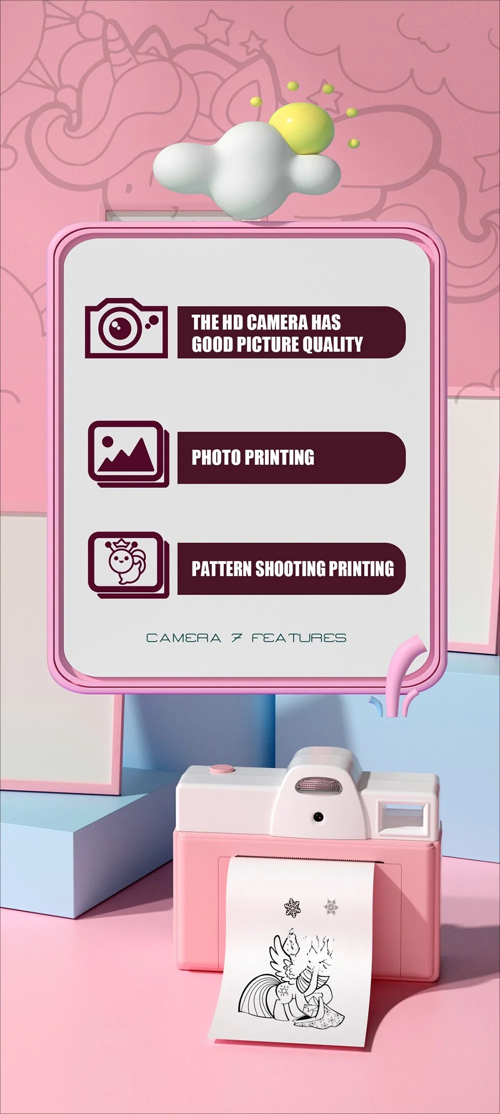 Instant Print Camera for Kids – Capture and Print Memories in an Instant!