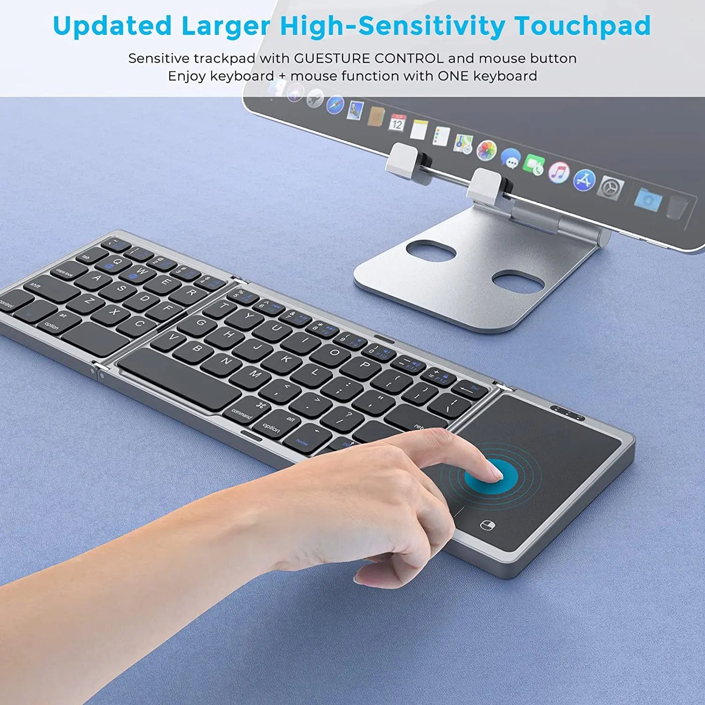 Seenda Mini Foldable Bluetooth Keyboard – Work Anywhere, Anytime