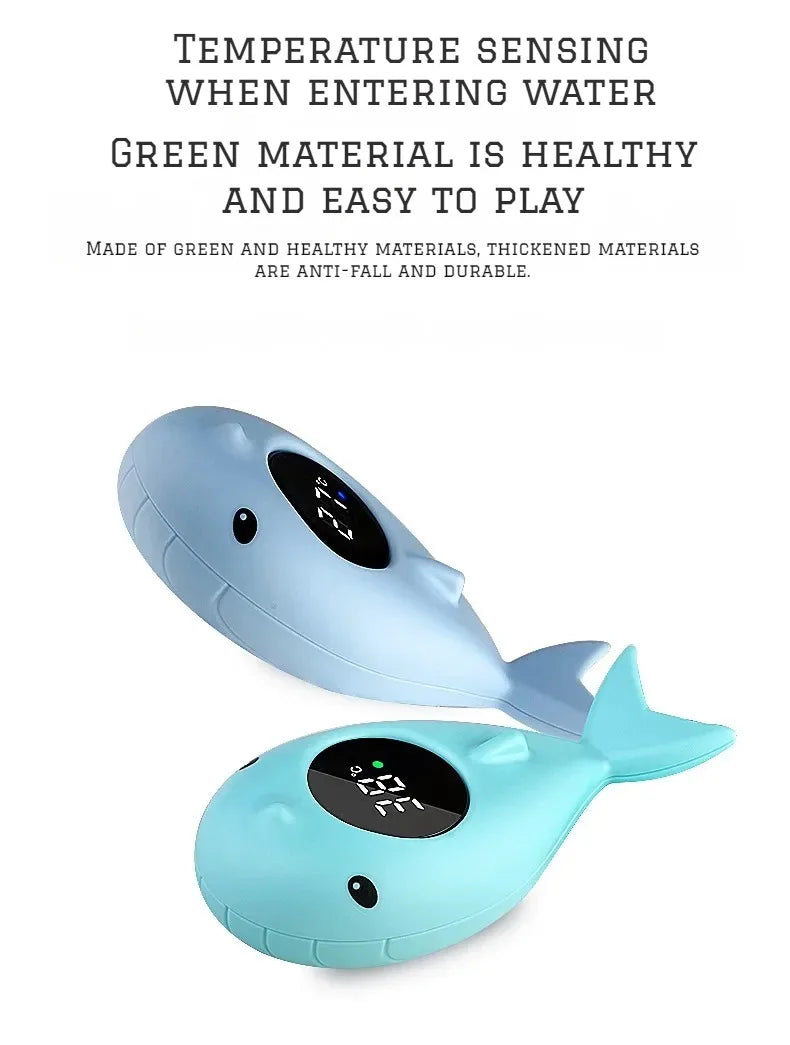 Digital Baby Bath Thermometer – Floating LED Water Temperature Monitor with Cute Cartoon Design