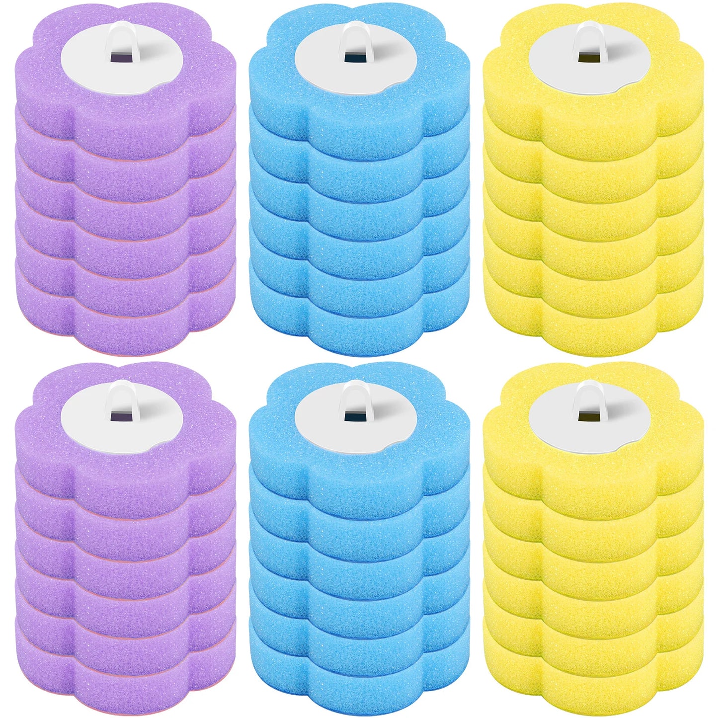 18/36 Pcs Toilet Brush Cleaning Kit with Long Handle – The Ultimate Bathroom Cleaning Solution!