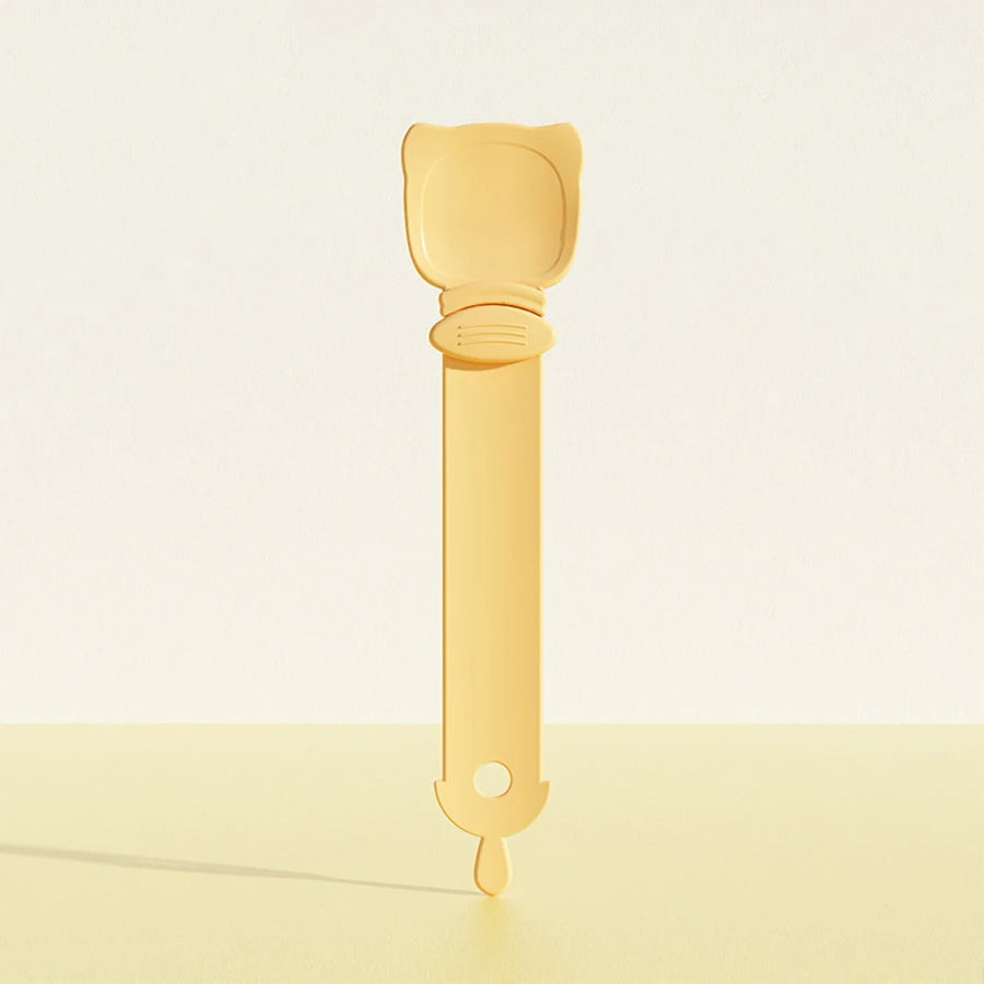One-Handed Cat Treat Spoon – Mess-Free Feeding for Wet Food & Supplements!
