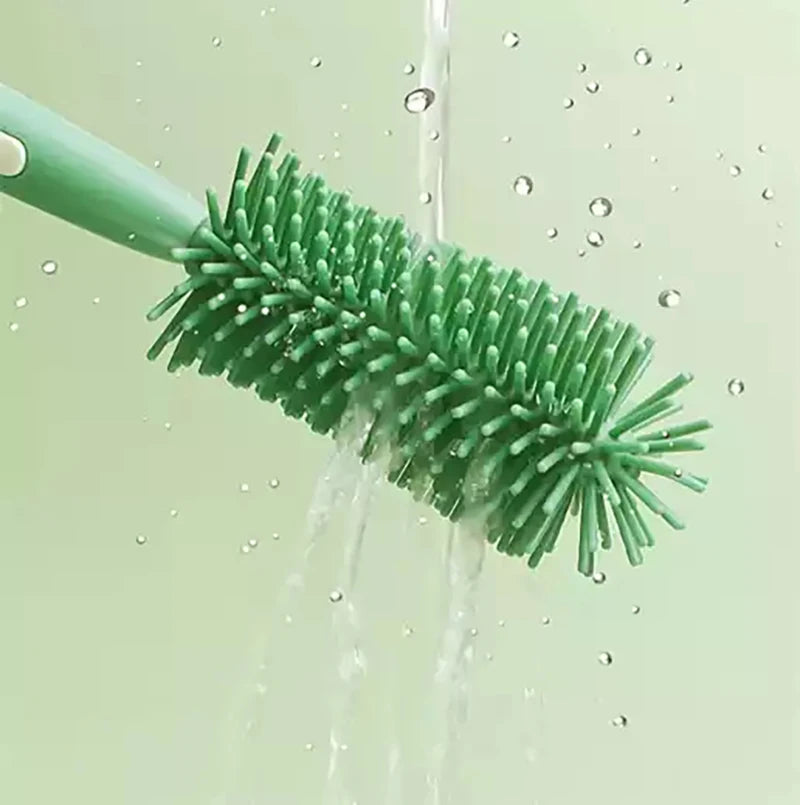 3-in-1 Silicone Baby Bottle Brush Set – BPA-Free, Soft & Hygienic Cleaning Kit