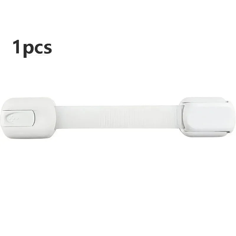 Baby Proofing Cabinet Locks (6-Pack) – Strong Adhesive Safety Latches for Drawers & Doors