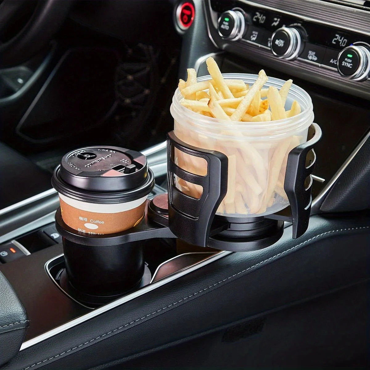 Car Cup Holder Expander – Organize, Adapt, and Simplify Your Drive!