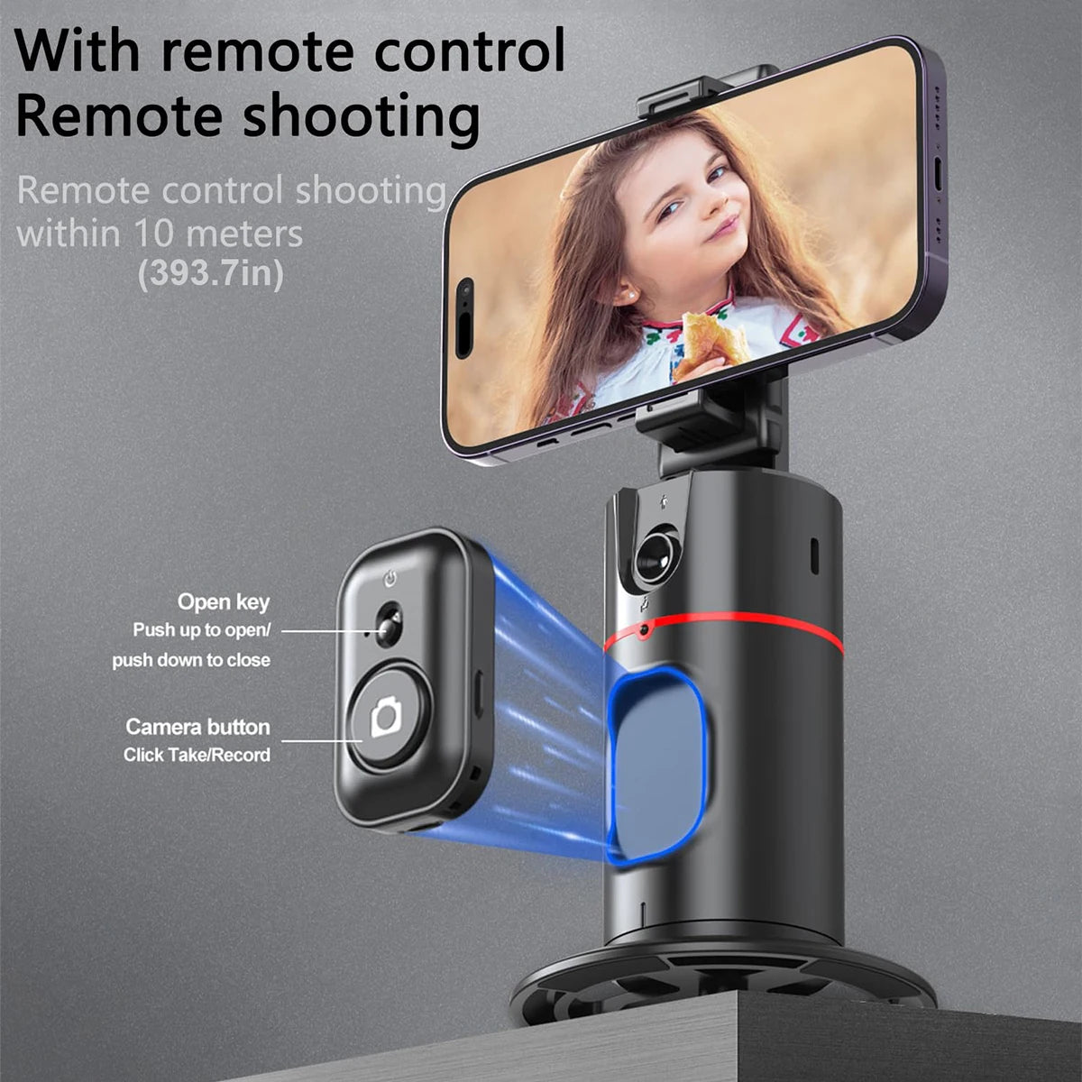 360° Auto-Tracking Phone Holder – Your Perfect Vlog & Live Streaming Companion