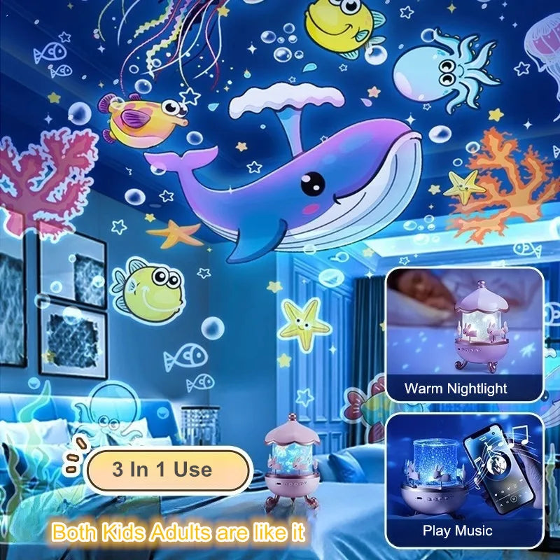 Night Light Projector for Kids – Create a Magical Space-Themed Atmosphere!