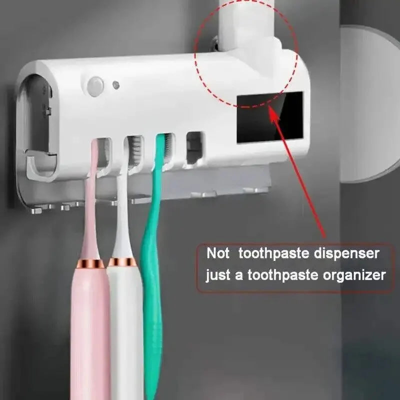 Solar-Powered UV Toothbrush Holder & Sterilizer – Keep Your Toothbrush Clean and Germ-Free!