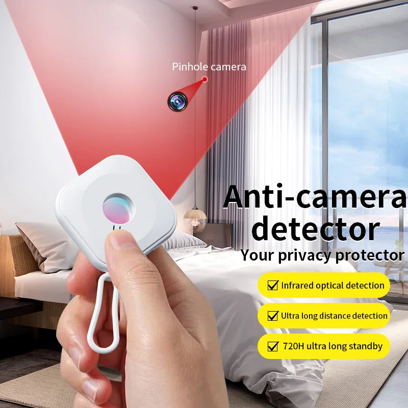 Wireless Anti-Spy Detector – Portable Infrared Camera Finder for Ultimate Privacy Protection!