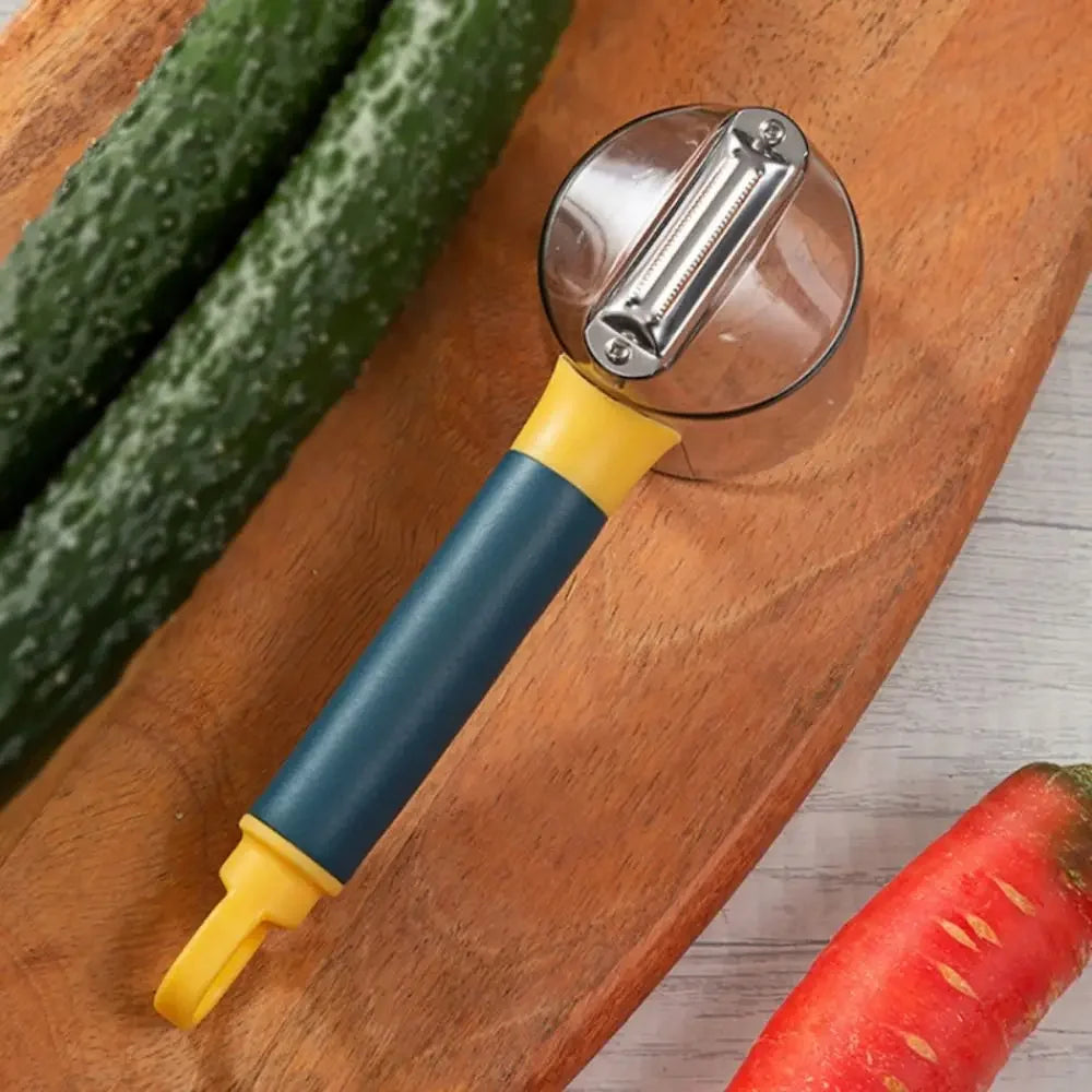 3-in-1 Manual Vegetable Grater – Effortless Peeling, Slicing & Grating!