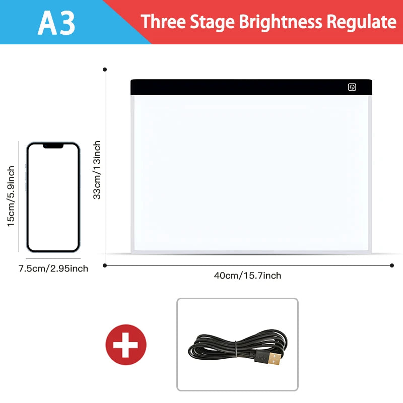 LED Drawing Copy Pad – Illuminate Your Child's Creativity!