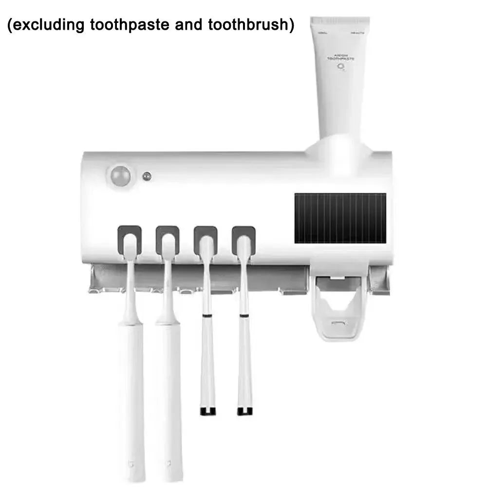 Solar-Powered UV Toothbrush Holder & Sterilizer – Keep Your Toothbrush Clean and Germ-Free!