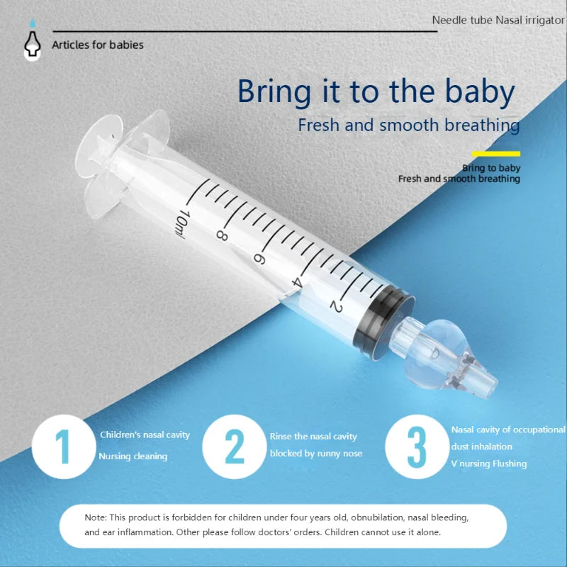 Gentle Baby Nasal Aspirator – Reusable Silicone Nose Cleaner for Infants (BPA-Free)** Breathe easier, baby!
