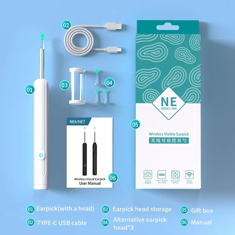 Smart Visual Ear Cleaner with Camera – Safe, Clear, and Precise Ear Care!