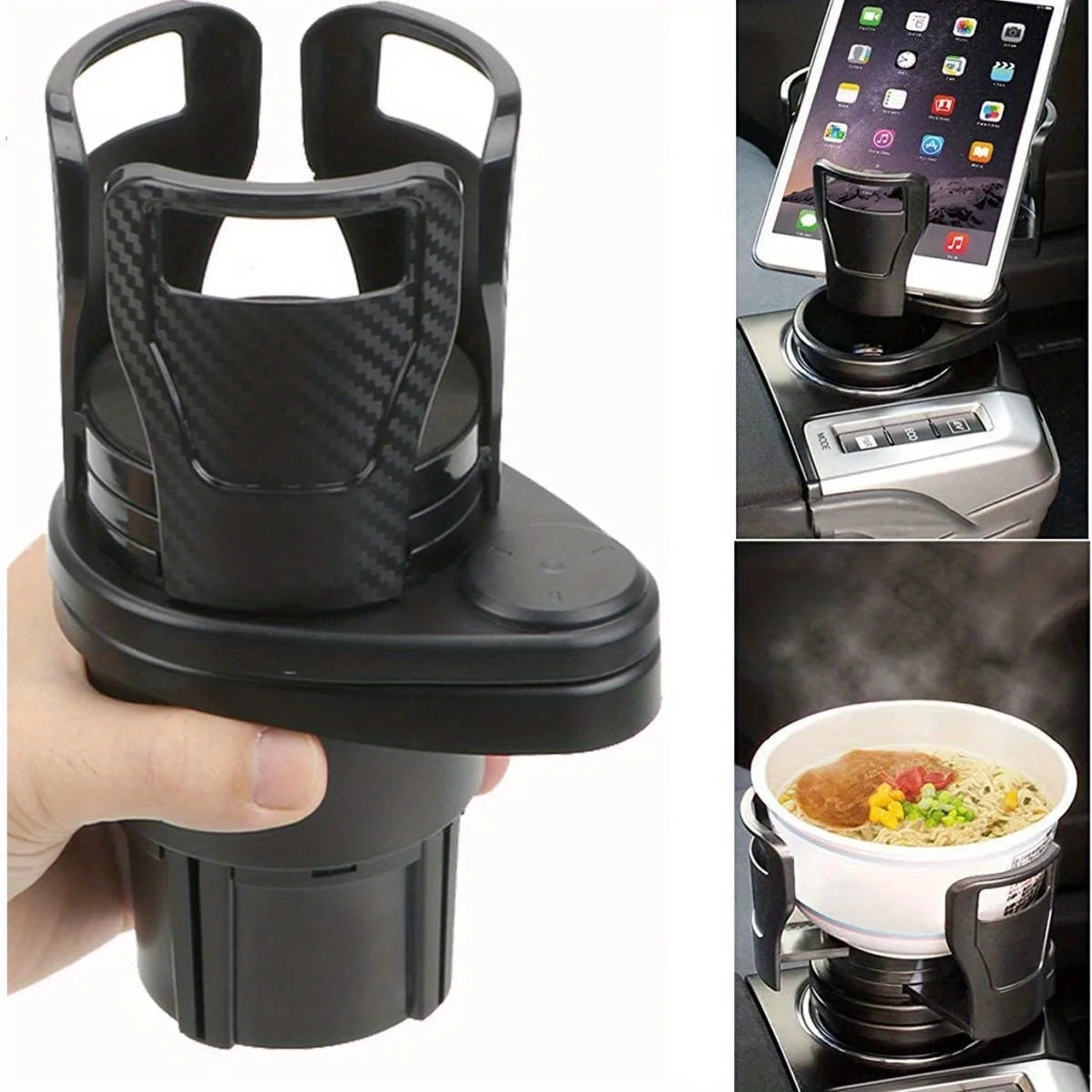 Car Cup Holder Expander – Organize, Adapt, and Simplify Your Drive!