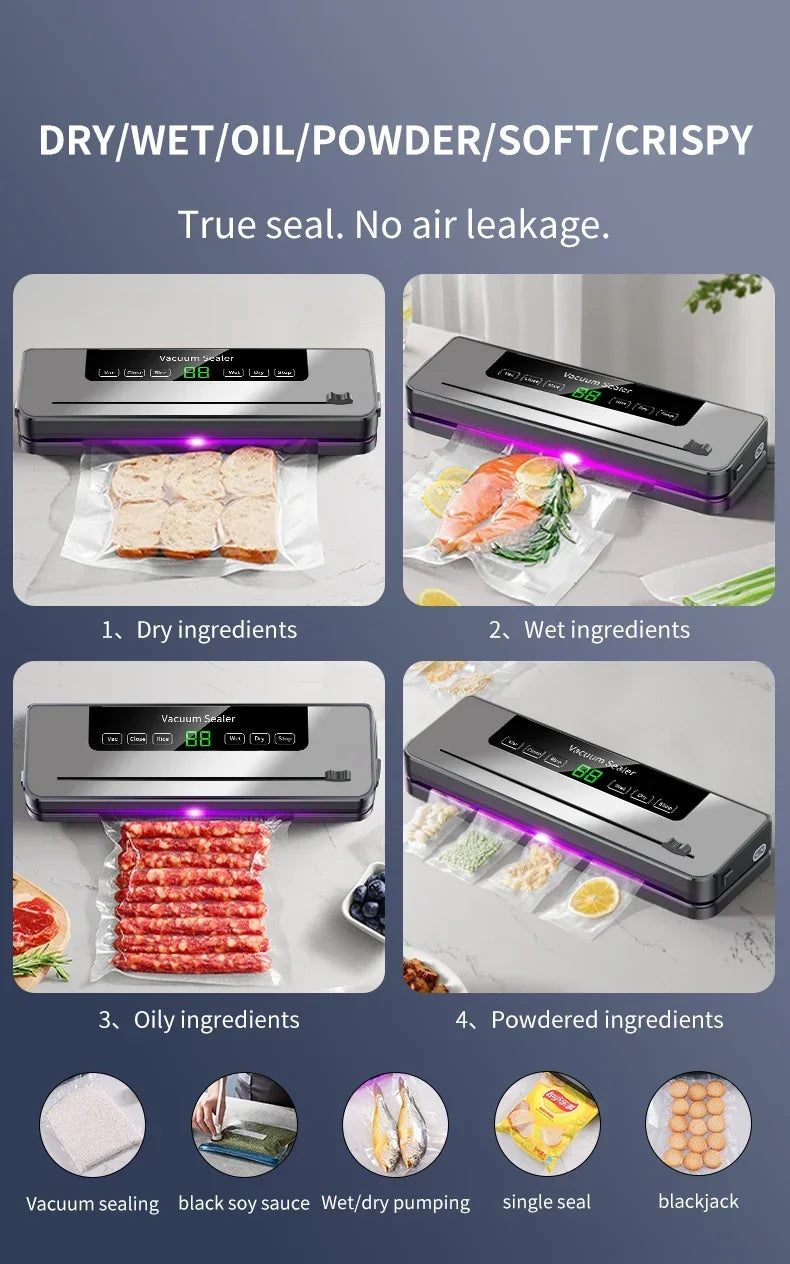 Electric Vacuum Sealer – Keep Food Fresh Longer!