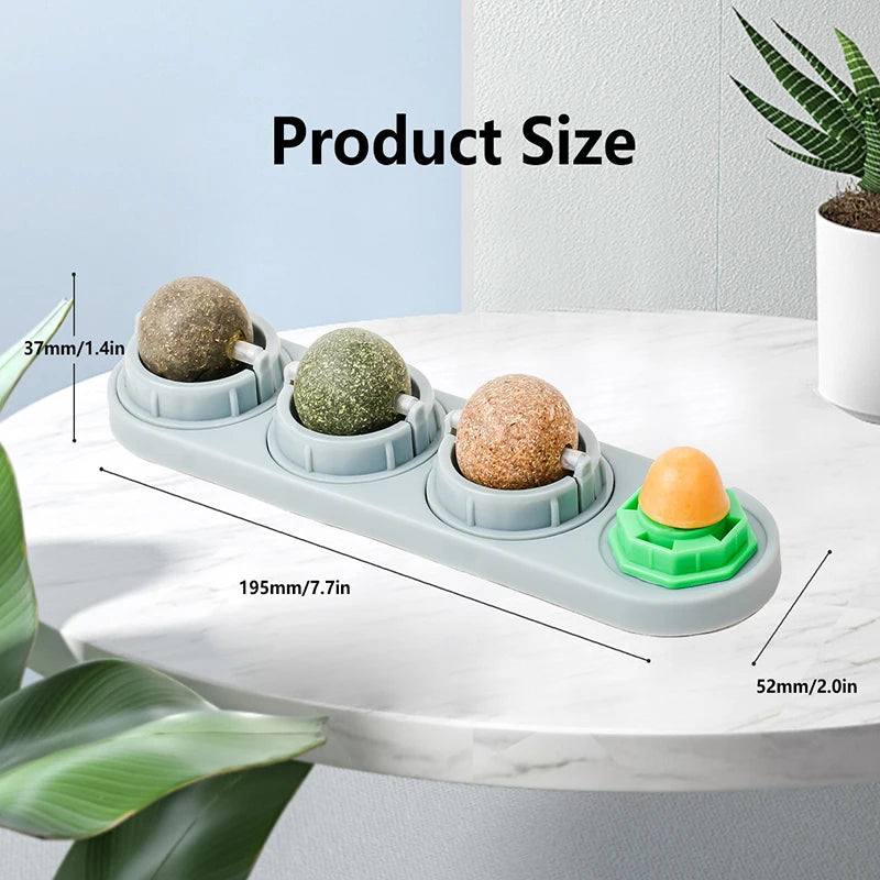 Catnip & Silvervine Dental Balls – Healthy Teeth Cleaning + Playtime in One!