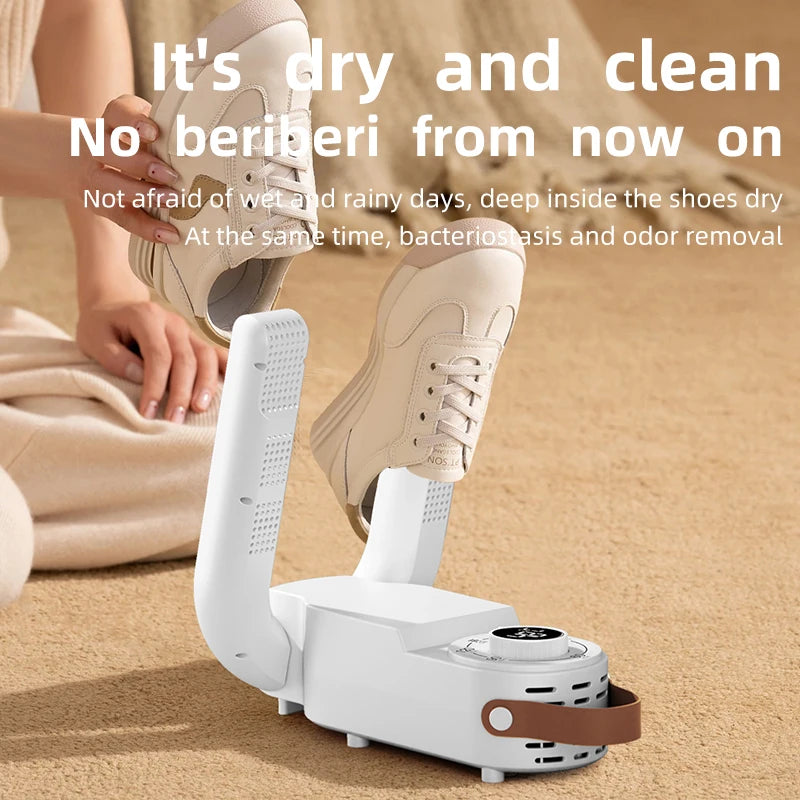 Intelligent Timer Shoe Dryer 2025– Quick Drying, Deodorizing, and Sterilizing for Fresh, Warm Shoes!