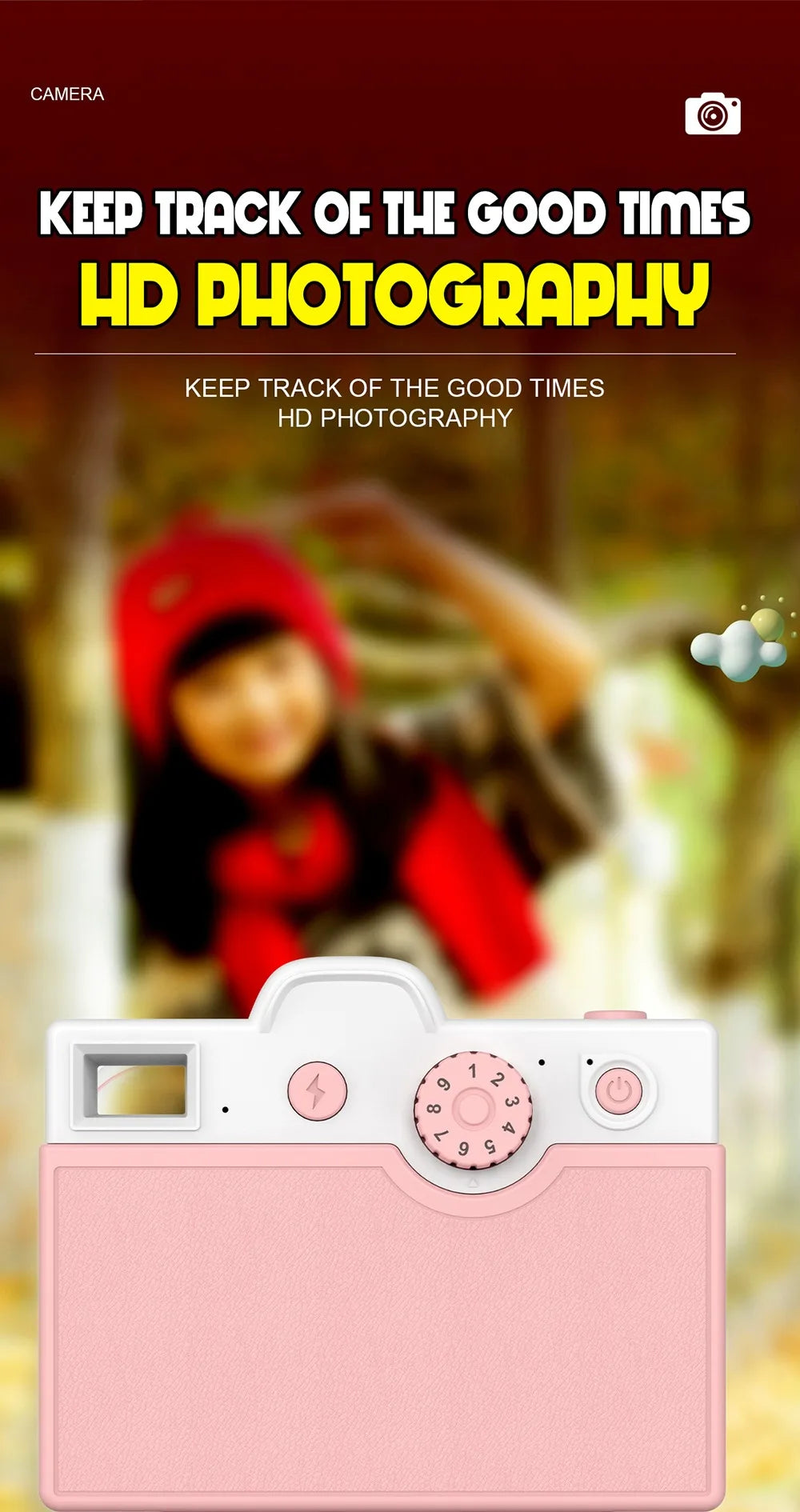 Instant Print Camera for Kids – Capture and Print Memories in an Instant!