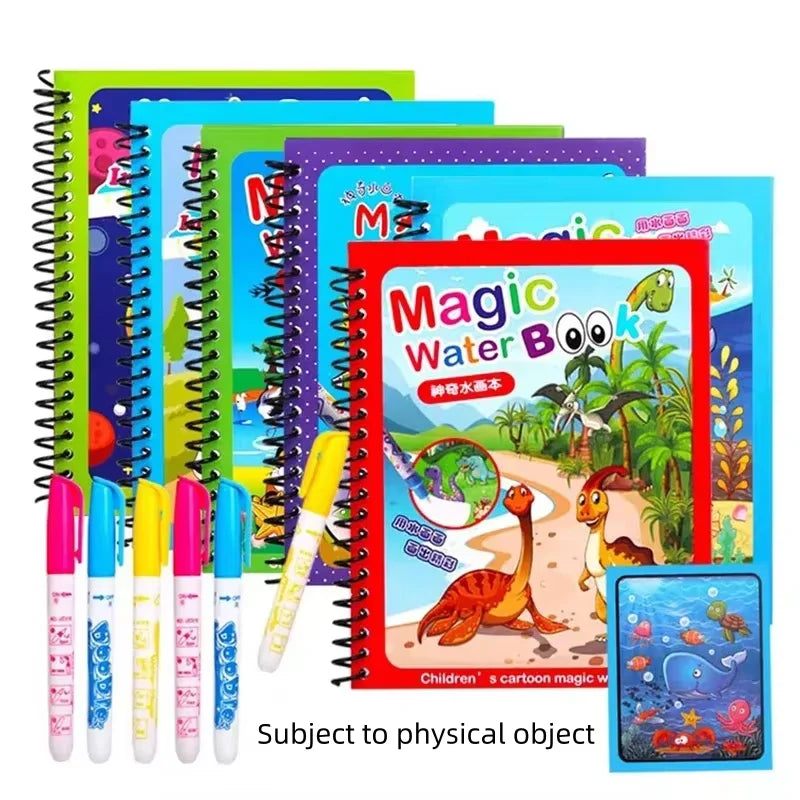 Magical Water Drawing Book – Mess-Free, Reusable Fun for Little Artists
