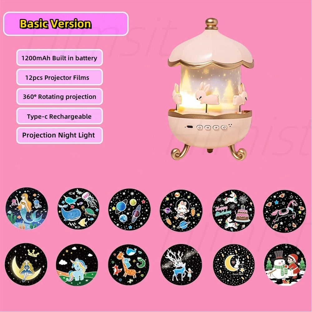 Night Light Projector for Kids – Create a Magical Space-Themed Atmosphere!