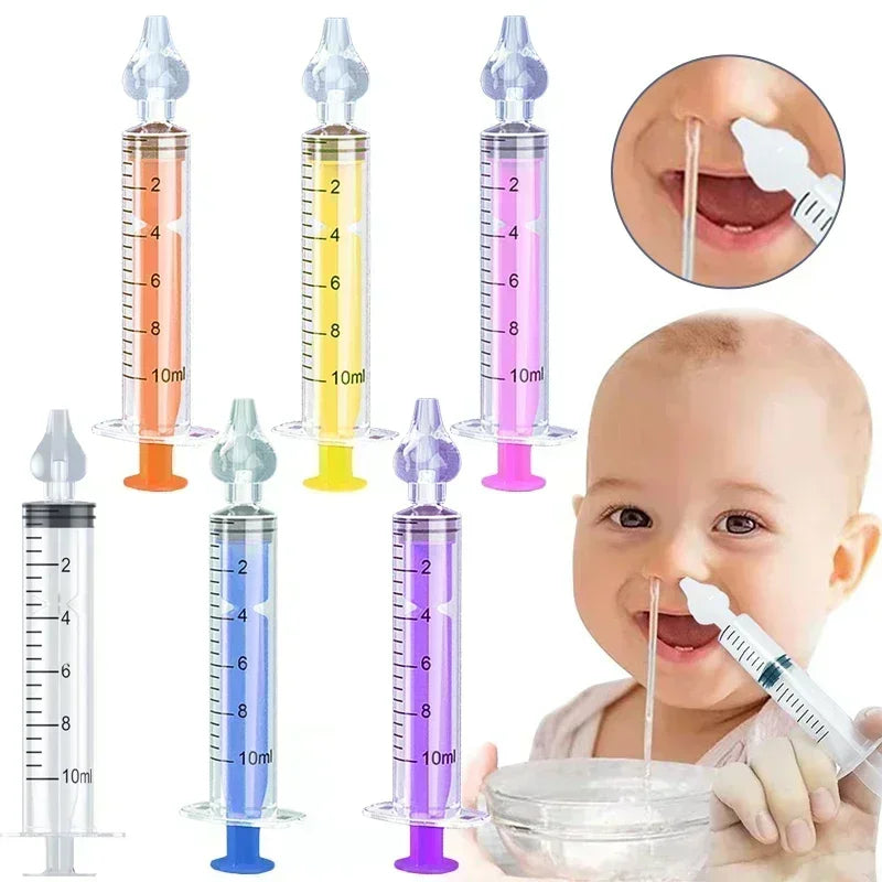 Gentle Baby Nasal Aspirator – Reusable Silicone Nose Cleaner for Infants (BPA-Free)** Breathe easier, baby!